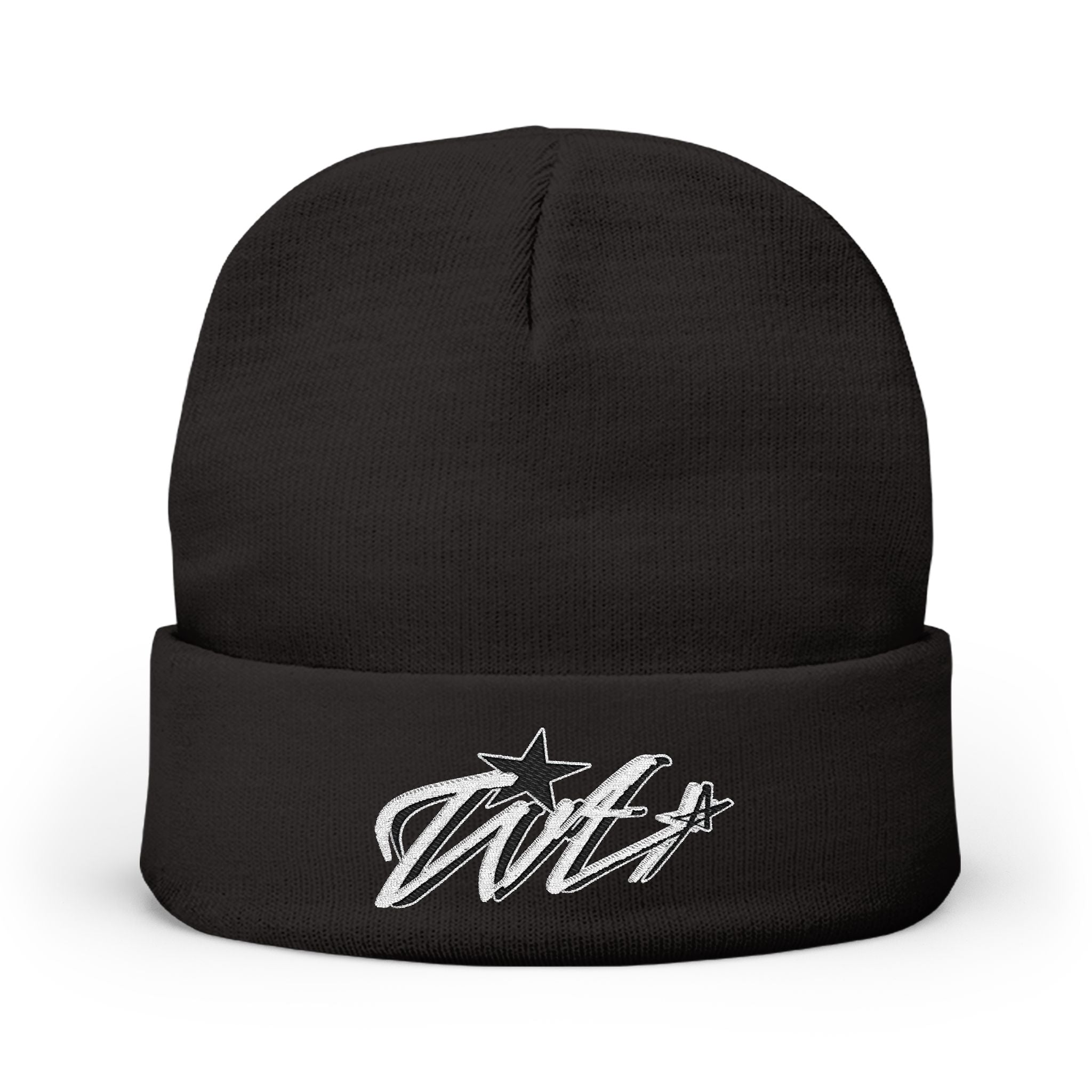 TVT Premium Embroidered Beanie – Black Edition