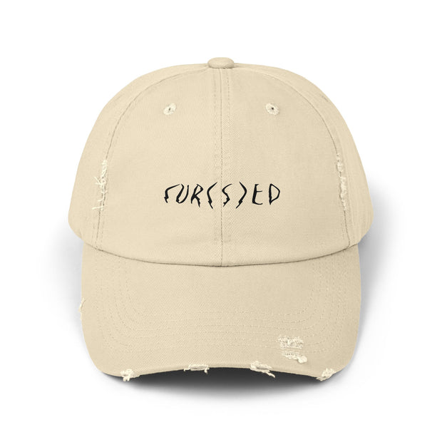 Unisex Distressed Cap | Cur(S)ed® 