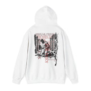 Unchained™ White | Unisex Heavy Blend™ Hooded Sweatshirt 
