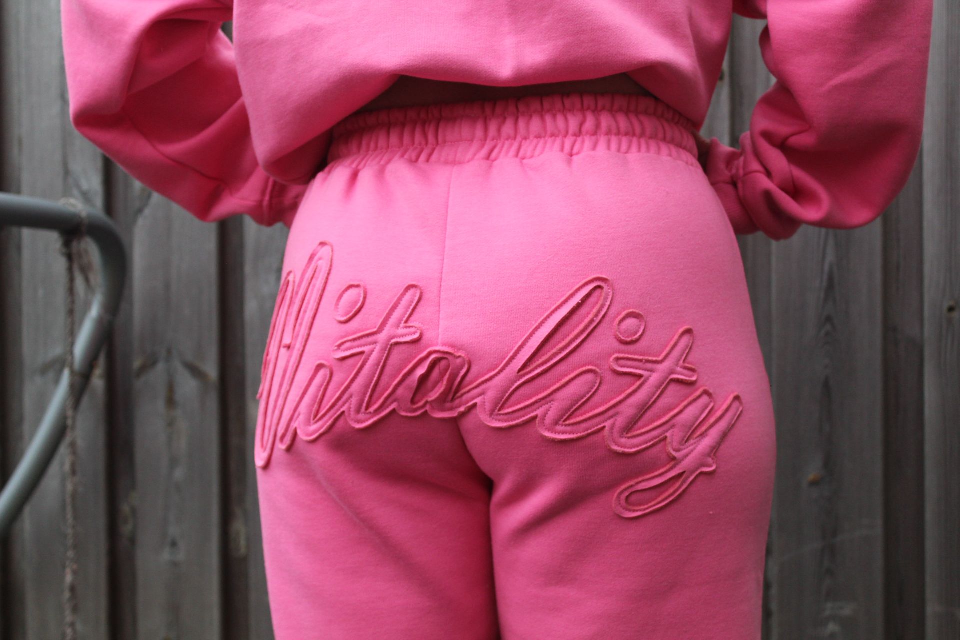 Womens "Vitals" Pink Joggers