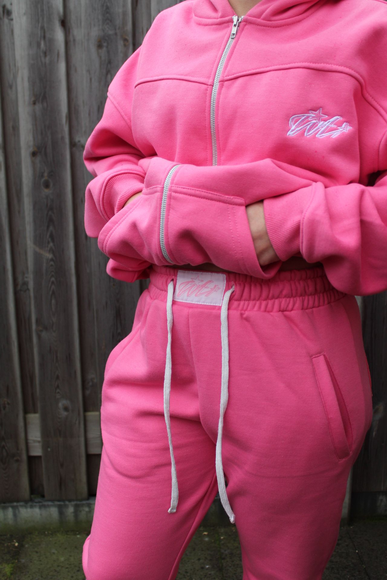 Womens "Vitals" Pink Hoodie