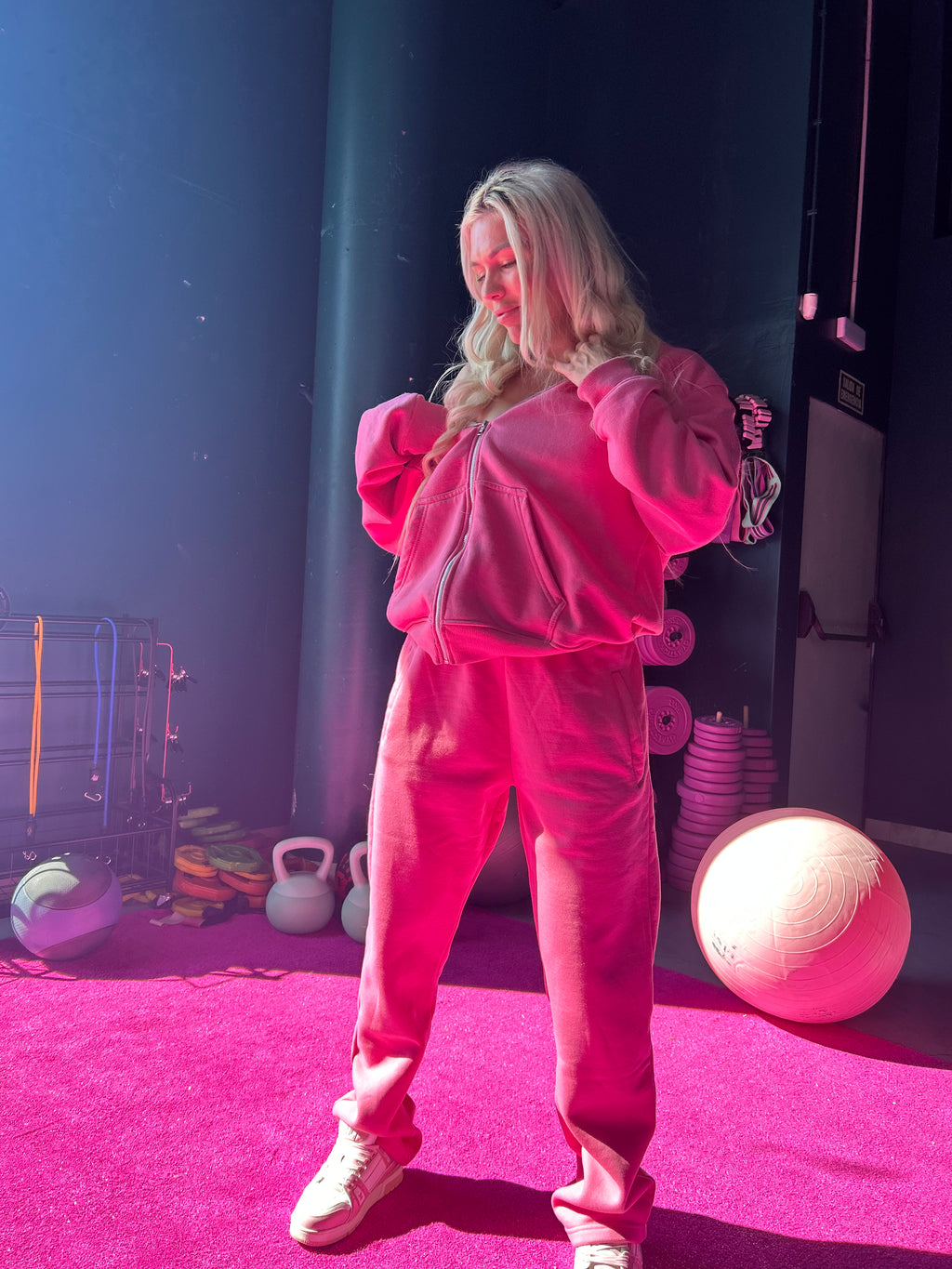 Womens "Vitals" Pink Joggers